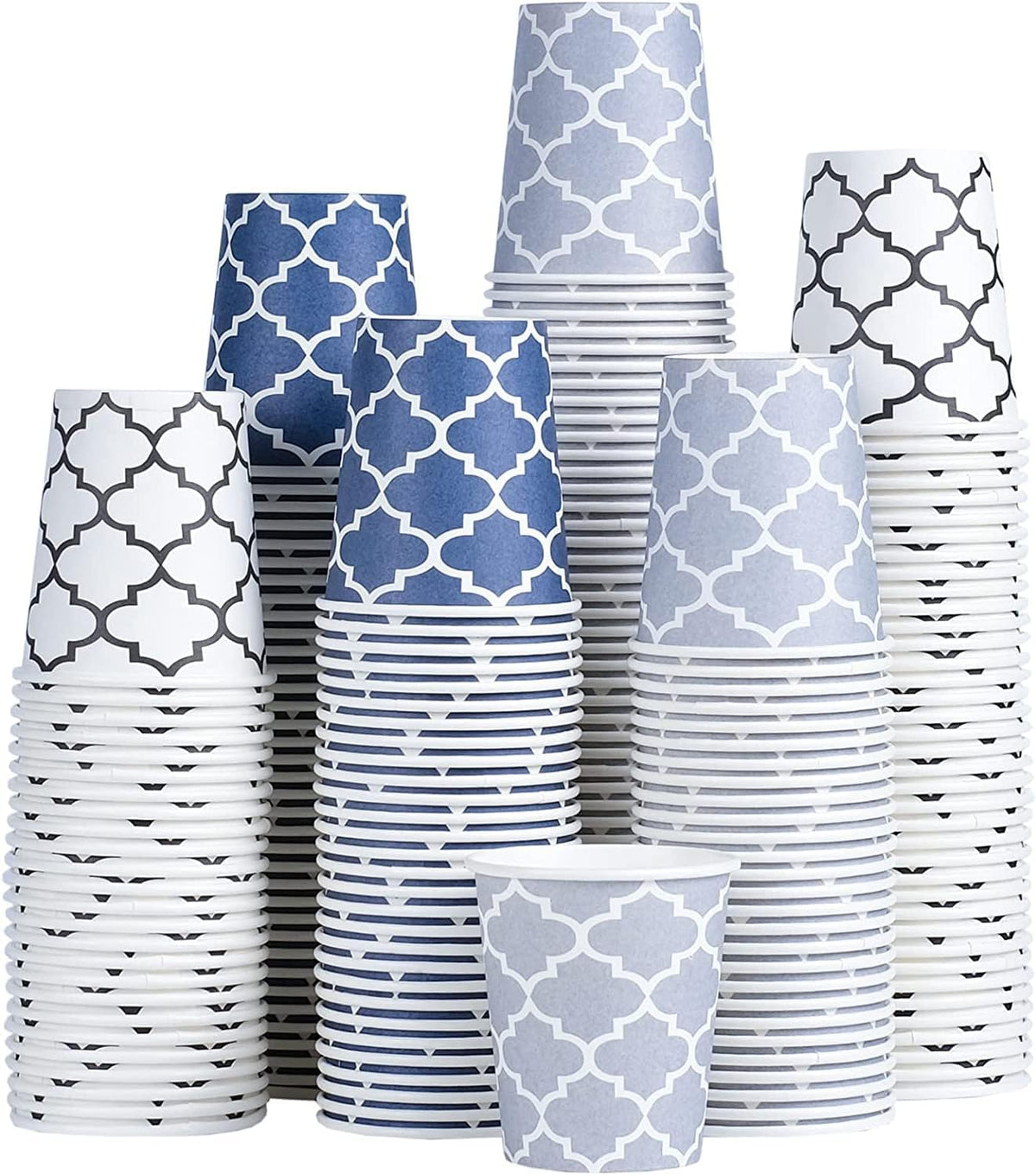 BYSNOW 3/5 oz Disposable Paper Cups, Small Bathroom Cups, Sample Cups, 300 Count